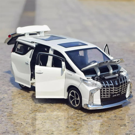 [TOY] 1:32 Toyota 2018 Alphard H30 vit modellbil Die-Cast