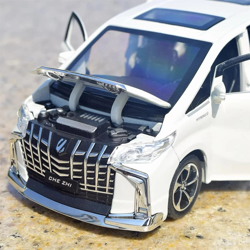 [TOY] 1:32 Toyota 2018 Alphard H30 White Model Car Die-Cast