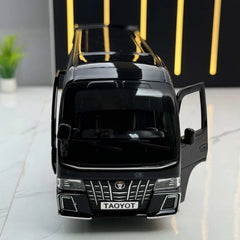 [TOY] 1:32 Toyota 2018 Coaster B80 noir voiture miniature Die-Cast