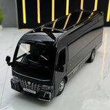 [TOY] 1:32 Toyota 2018 Coaster B80 Black Model Car Die-Cast