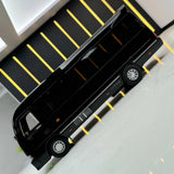 [TOY] 1:32 Toyota 2018 Coaster B80 Black Model Car Die-Cast