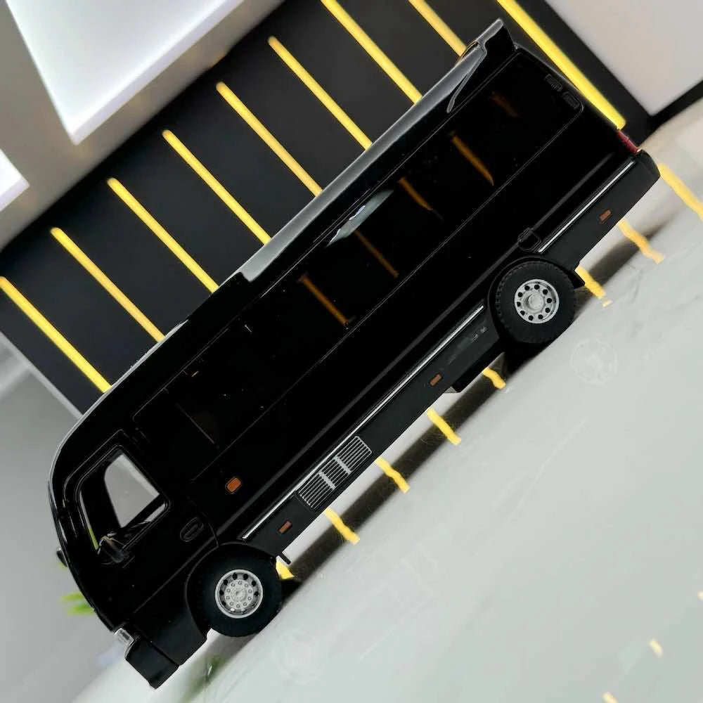 [TOY] 1:32 Toyota 2018 Coaster B80 noir voiture miniature Die-Cast