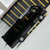 [TOY] 1:32 Toyota 2018 Coaster B80 Black Model Car Die-Cast