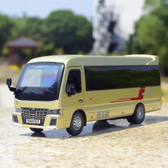 [TOY] 1:32 Toyota 2018 Coaster B80 Gold Model Car Die-Cast