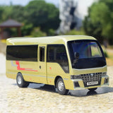 [TOY] 1:32 Toyota 2018 Coaster B80 Gold Model Car Die-Cast