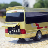 [TOY] 1:32 Toyota 2018 Coaster B80 Gold Model Car Die-Cast