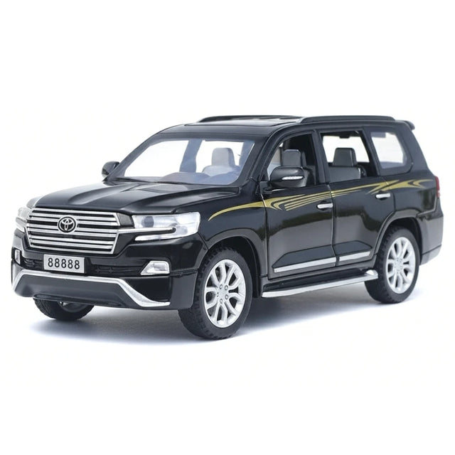 [TOY] 1:32 Toyota 2018 Land Cruiser LC200 VX Black Model Car Die-Cast