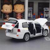 [TOY] 1:32 Toyota 2018 Land Cruiser LC200 VX White Model Car Die-Cast