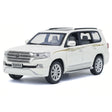 [TOY] 1:32 Toyota 2018 Land Cruiser LC200 VX White Model Car Die-Cast