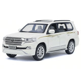 [TOY] 1:32 Toyota 2018 Land Cruiser LC200 VX White Model Car Die-Cast