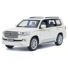 [TOY] 1:32 Toyota 2018 Land Cruiser LC200 VX White Model Car Die-Cast
