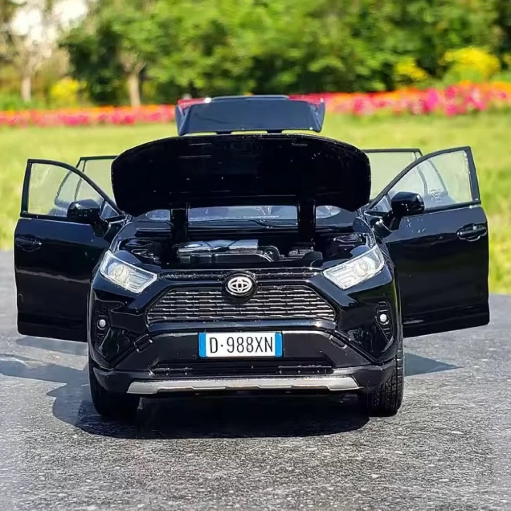 [TOY] 1:32 Toyota 2018 RAV4 XA50 Black Model Car Die-Cast