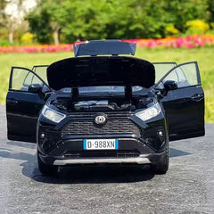 [TOY] 1:32 Toyota 2018 RAV4 XA50 Black Model Car Die-Cast
