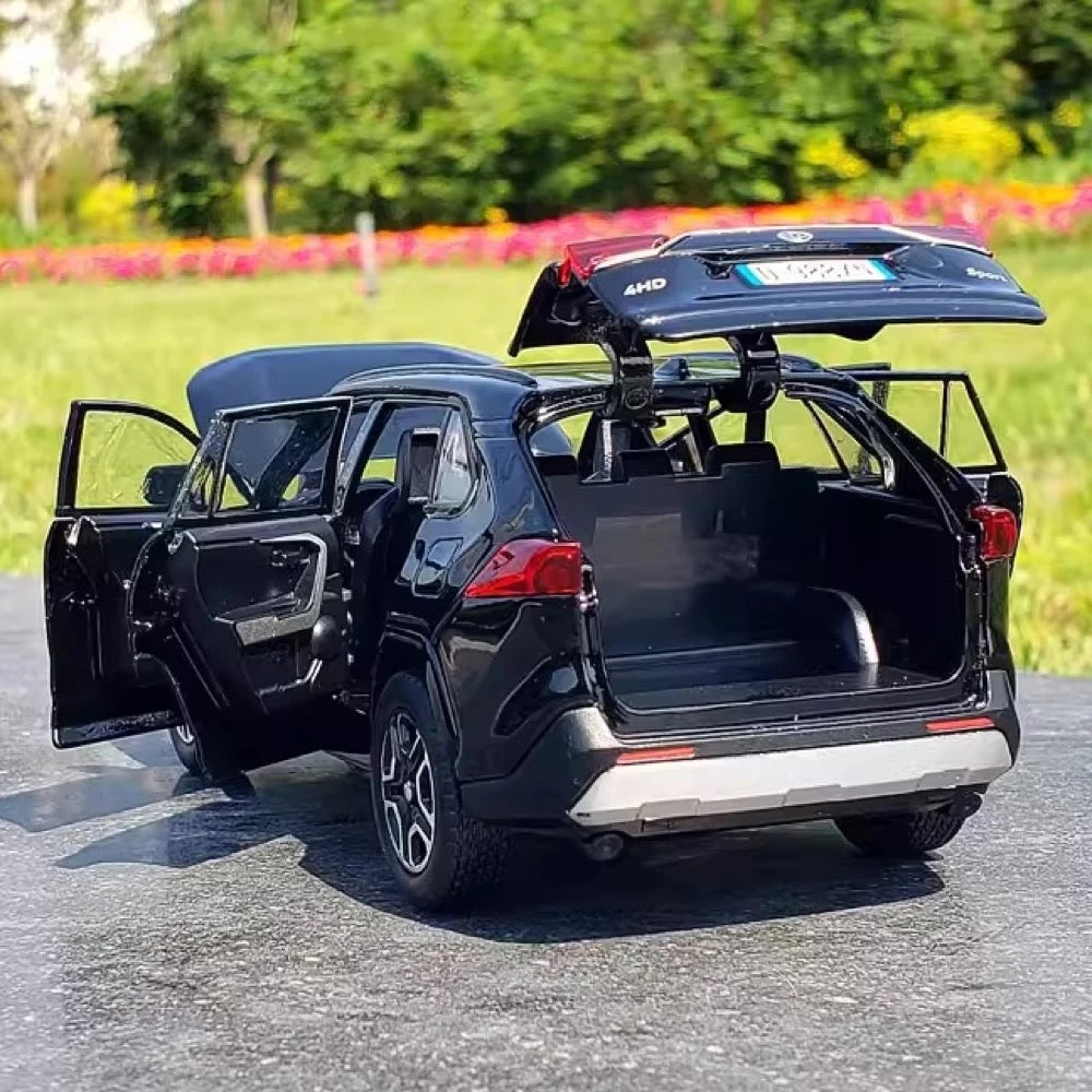 [TOY] 1:32 Toyota 2018 RAV4 XA50 Black Model Car Die-Cast