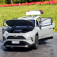 [TOY] 1:32 Toyota 2018 RAV4 XA50 Gray Model Car Die-Cast