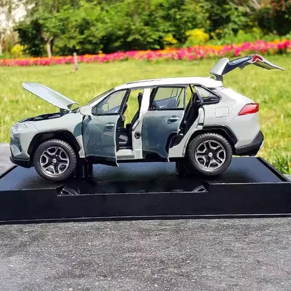 [TOY] 1:32 Toyota 2018 RAV4 XA50 Gray Model Car Die-Cast