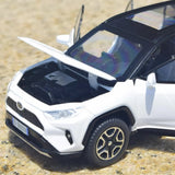 [TOY] 1:32 Toyota 2018 RAV4 XA50 White Model Car Die-Cast