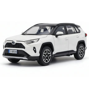 [TOY] 1:32 Toyota 2018 RAV4 XA50 White Model Car Die-Cast