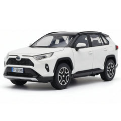 [TOY] 1:32 Toyota 2018 RAV4 XA50 White Model Car Die-Cast