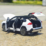 [TOY] 1:32 Toyota 2018 RAV4 XA50 White Model Car Die-Cast