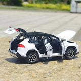 [TOY] 1:32 Toyota 2018 RAV4 XA50 White Model Car Die-Cast