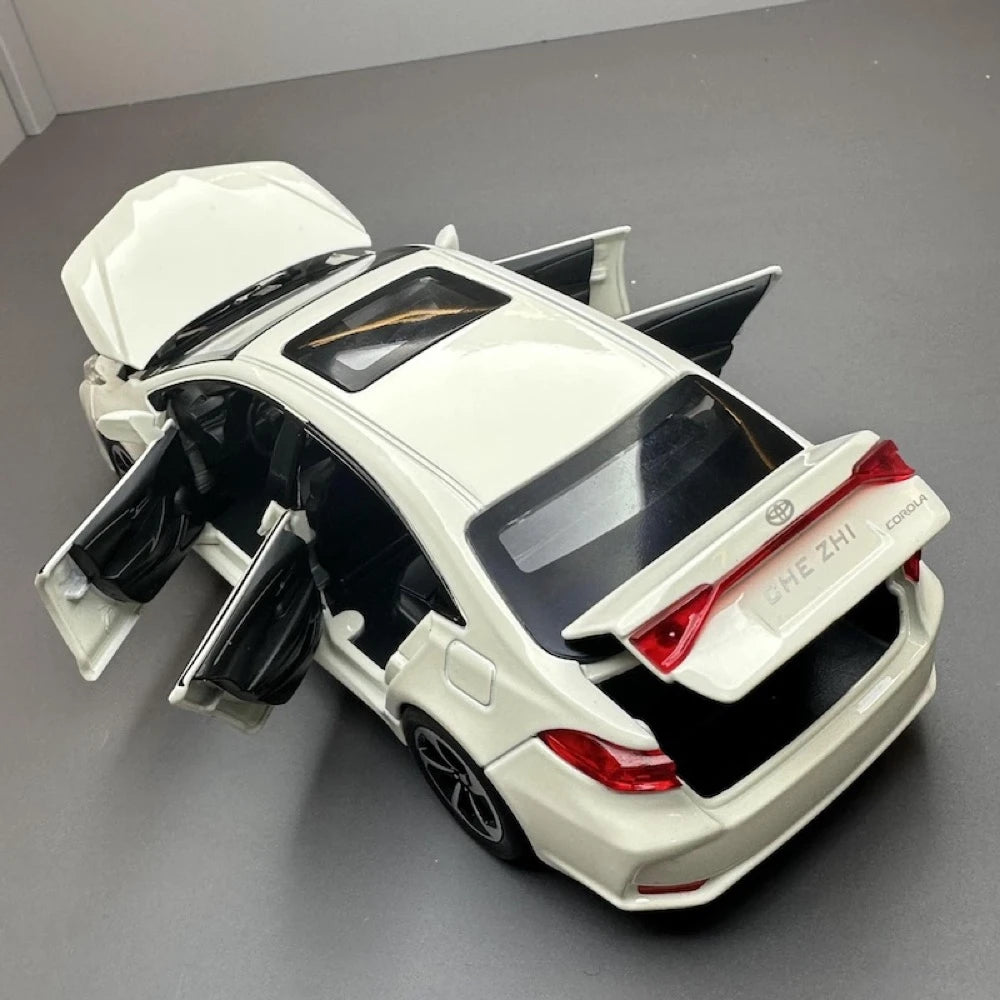 [TOY] 1:32 Toyota 2019 Corolla Altis E210 bianco modellino di auto Die-Cast