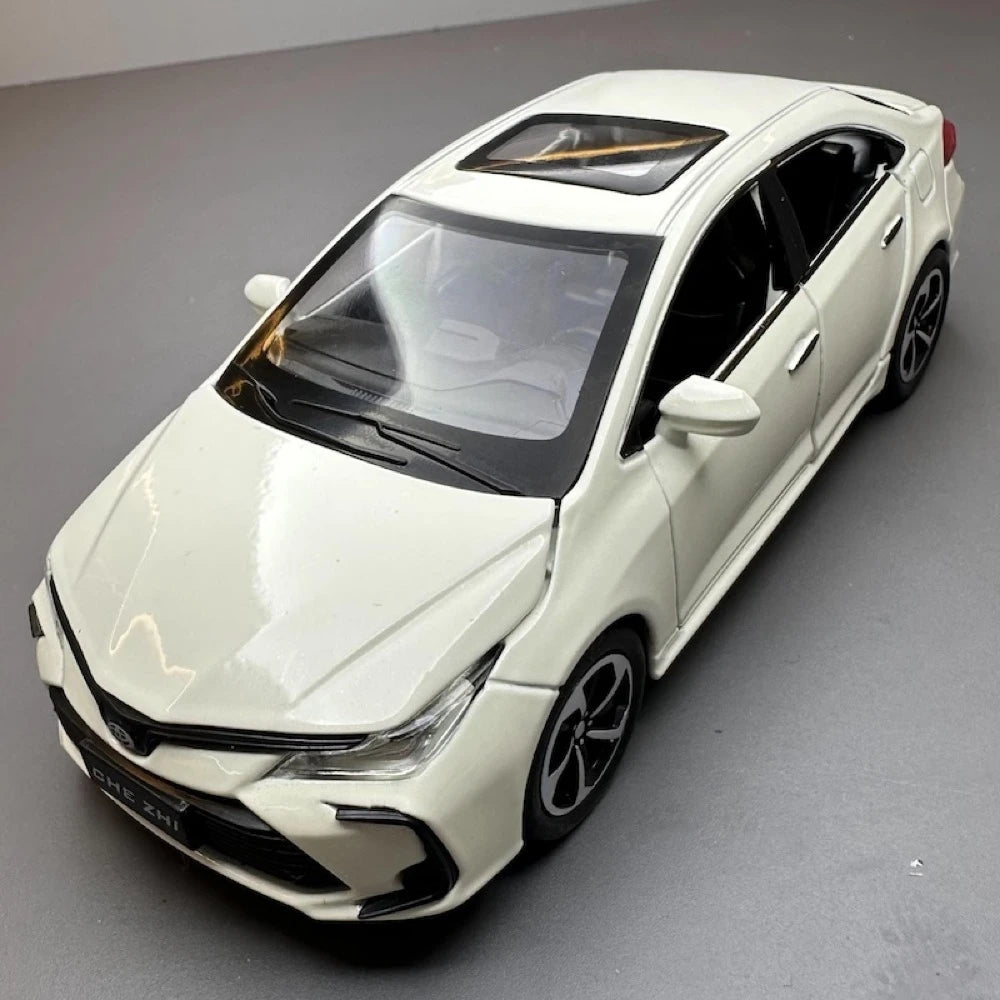 [TOY] 1:32 Toyota 2019 Corolla Altis E210 White Model Car Die-Cast