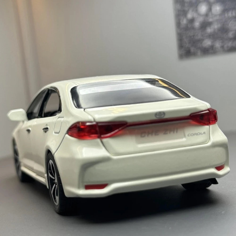 [TOY] 1:32 Toyota 2019 Corolla Altis E210 bianco modellino di auto Die-Cast