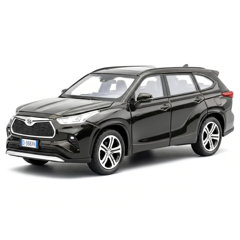 [TOY] 1:32 Toyota 2019 Highlander XU70 Black Model Car Die-Cast