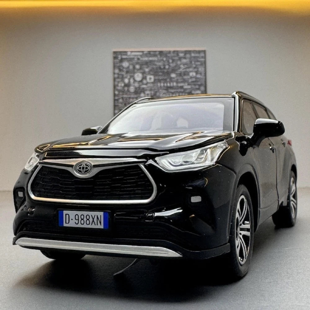 [TOY] 1:32 Toyota 2019 Highlander XU70 Black Model Car Die-Cast