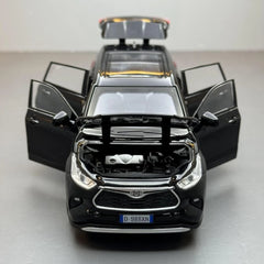 [TOY] 1:32 Toyota 2019 Highlander XU70 Black Model Car Die-Cast