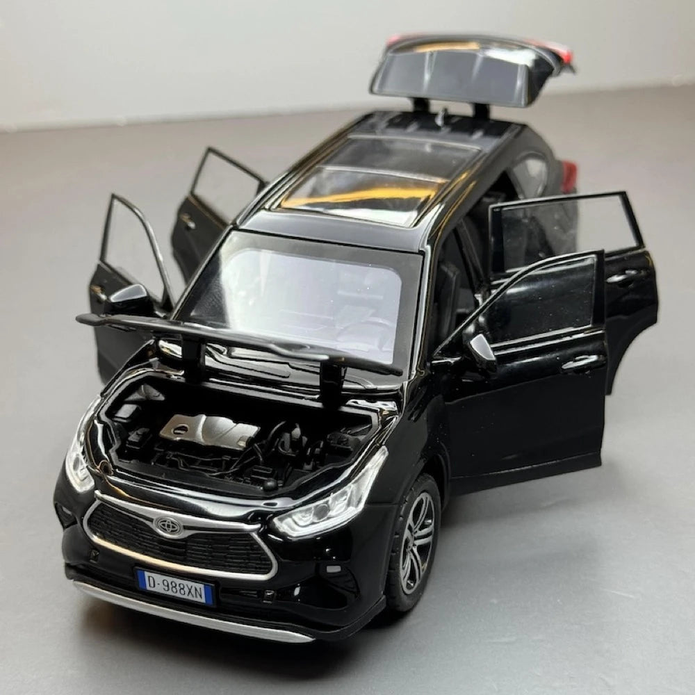 [TOY] 1:32 Toyota 2019 Highlander XU70 Black Model Car Die-Cast