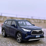 [TOY] 1:32 Toyota 2019 Highlander XU70 blauw modelauto Die-Cast