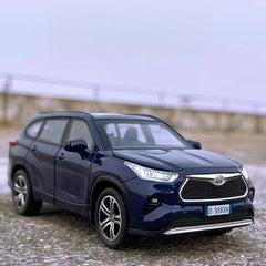 [TOY] 1:32 Toyota 2019 Highlander XU70 Blue Model Car Die-Cast