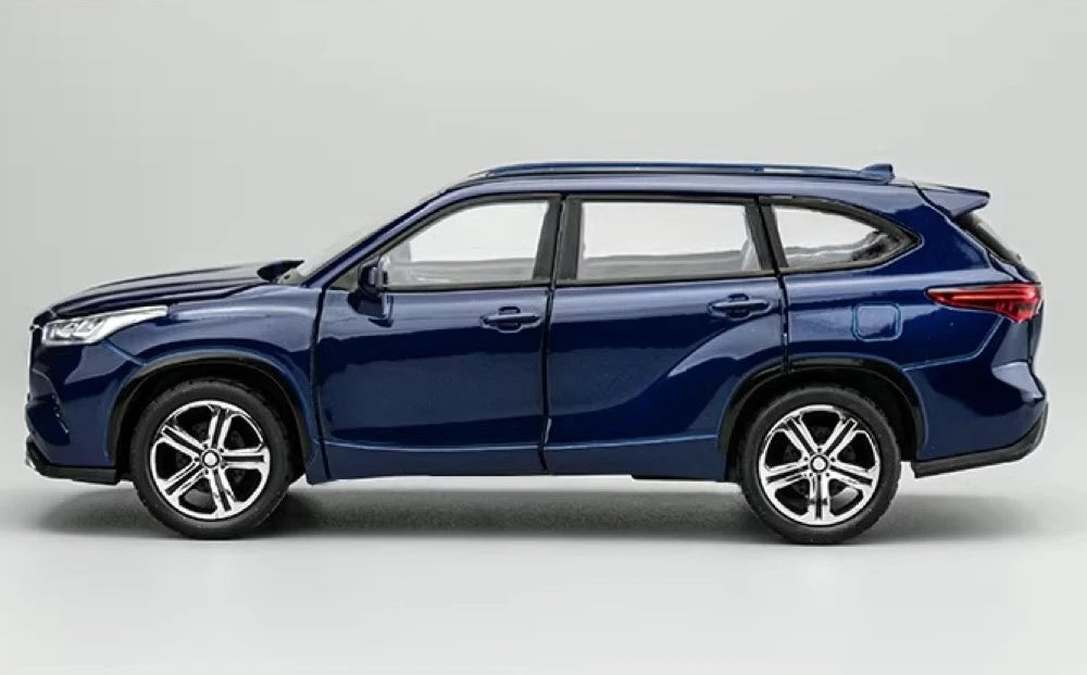 [TOY] 1:32 Toyota 2019 Highlander XU70 Blue Model Car Die-Cast