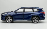[TOY] 1:32 Toyota 2019 Highlander XU70 blauw modelauto Die-Cast