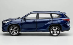 [TOY] 1:32 Toyota 2019 Highlander XU70 Blue Model Car Die-Cast