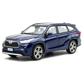 [TOY] 1:32 Toyota 2019 Highlander XU70 blauw modelauto Die-Cast