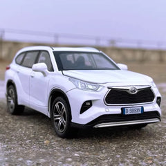 [TOY] 1:32 Toyota 2019 Highlander XU70 bianco modellino di auto Die-Cast