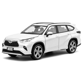 [TOY] 1:32 Toyota 2019 Highlander XU70 valkoinen pienoismalli Die-Cast