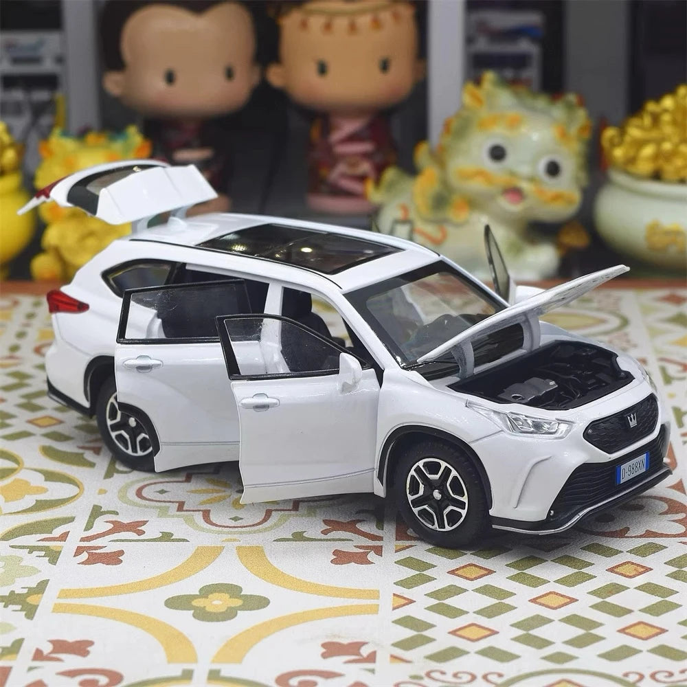 [TOY] 1:32 Toyota 2021 Crown Kluger XU70 vit modellbil Die-Cast