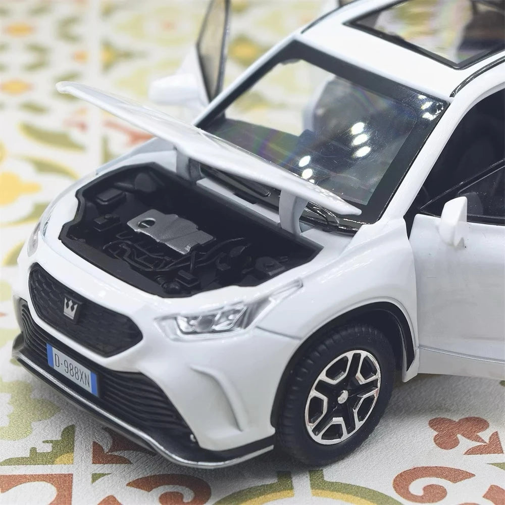 [TOY] 1:32 Toyota 2021 Crown Kluger XU70 White Model Car Die-Cast