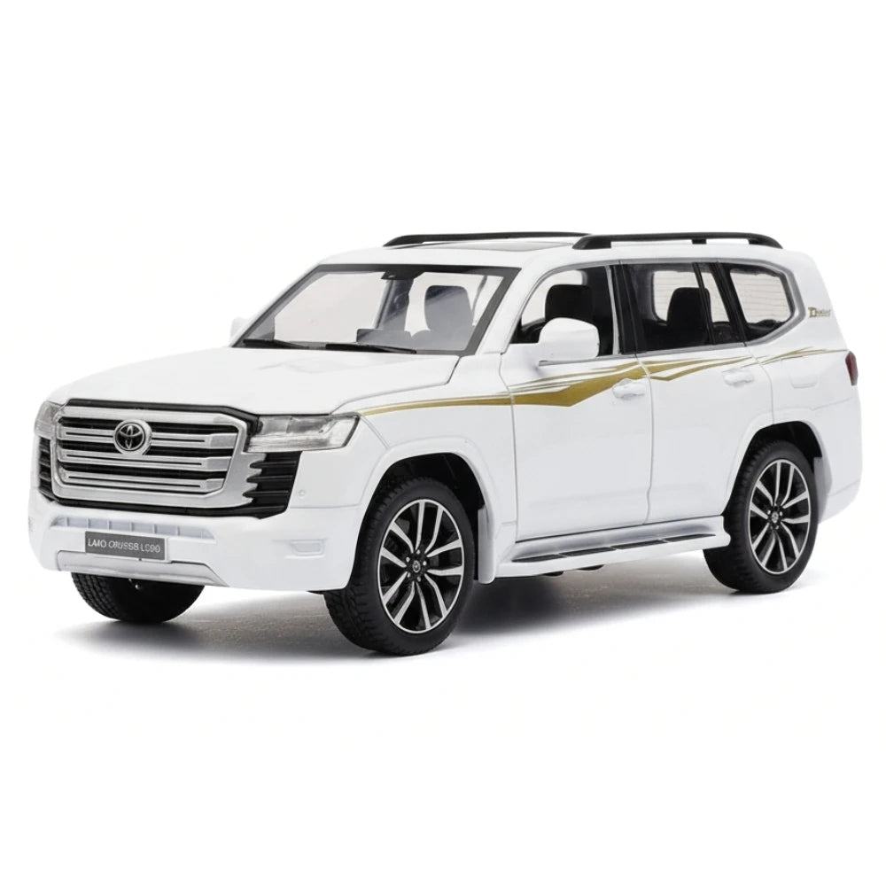[TOY] 1:32 Toyota 2021 Land Cruiser LC300 White Model Car Die-Cast