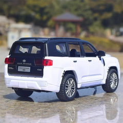 [TOY] 1:32 Toyota 2021 Land Cruiser LC300 White Black Model Car Die-Cast