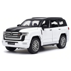 [TOY] 1:32 Toyota 2021 Land Cruiser LC300 blanc noir voiture miniature Die-Cast