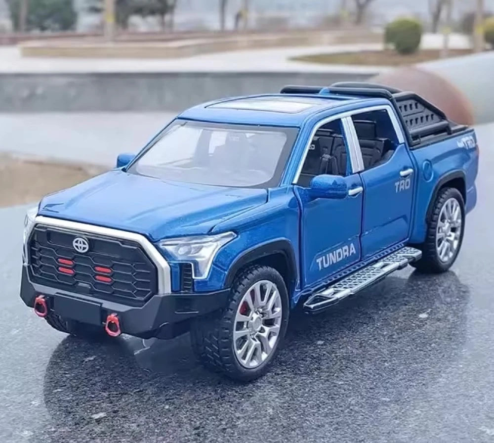 [TOY] 1:32 Toyota 2022 Tundra XK70 Blue Model Car Die-Cast