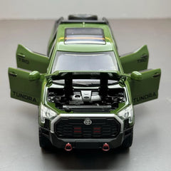 [TOY] 1:32 Toyota 2022 Tundra XK70 Green Model Car Die-Cast