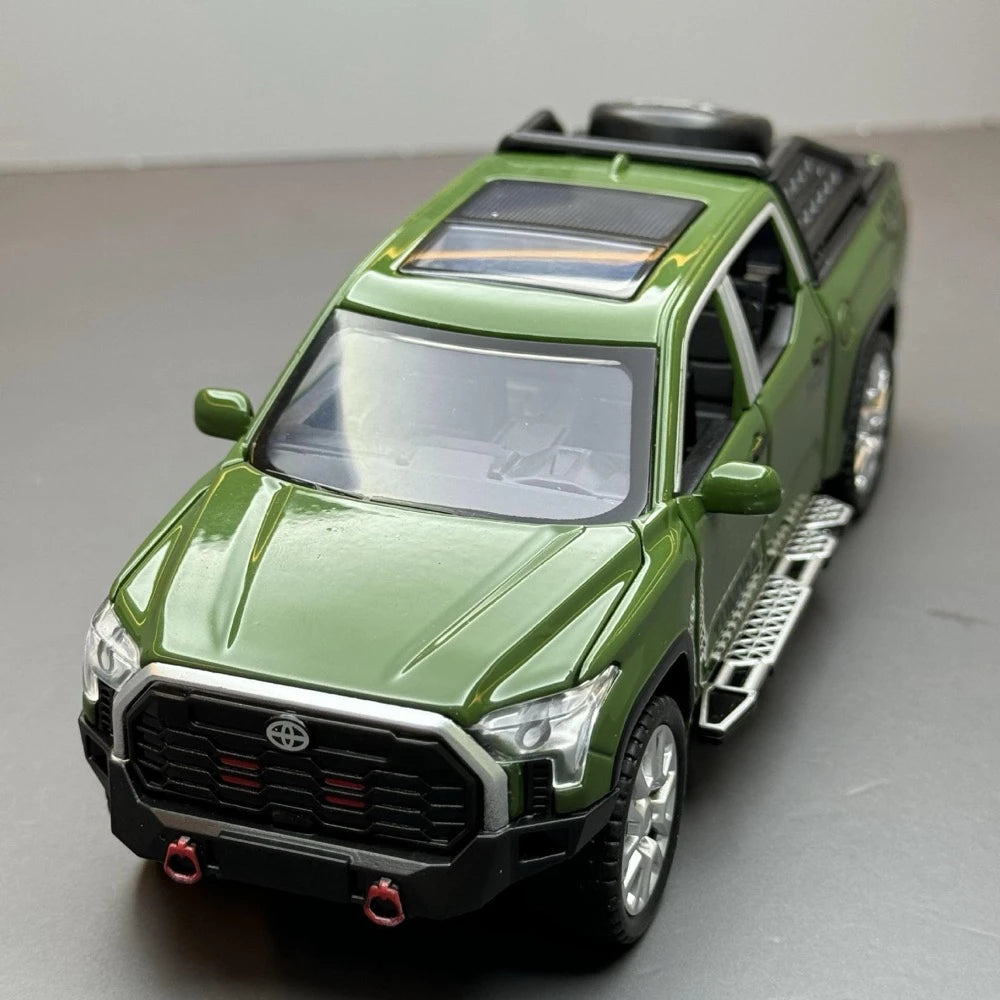 [TOY] 1:32 Toyota 2022 Tundra XK70 groen modelauto Die-Cast