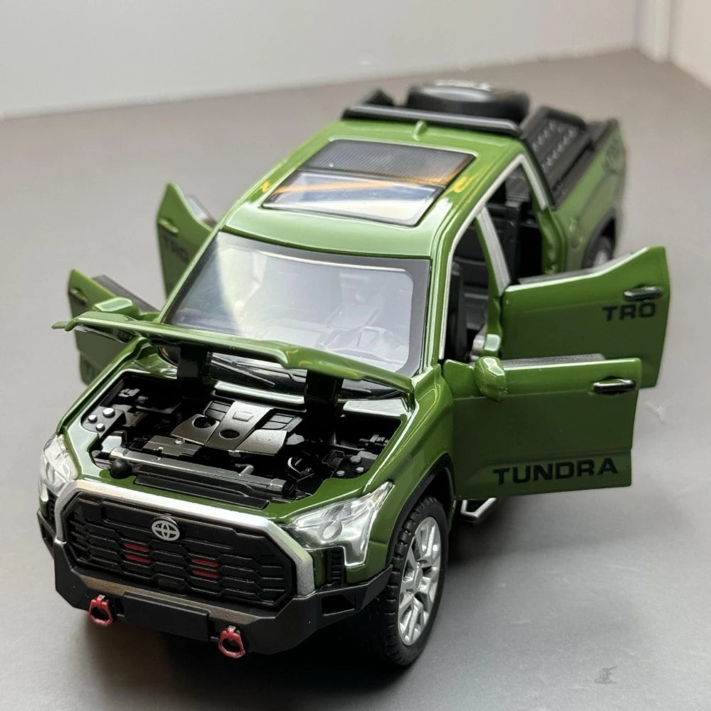 [TOY] 1:32 Toyota 2022 Tundra XK70 Green Model Car Die-Cast