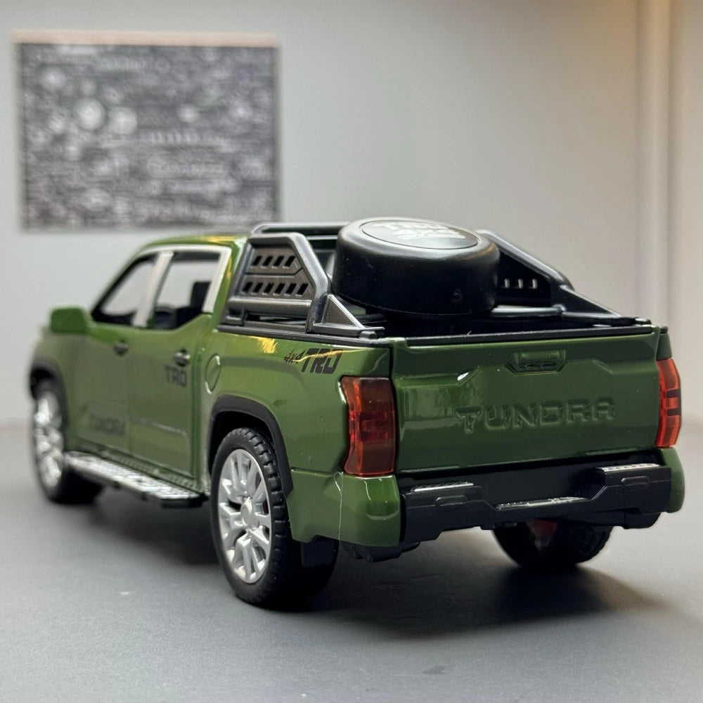 [TOY] 1:32 Toyota 2022 Tundra XK70 Green Model Car Die-Cast